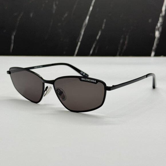 NEW BALENCIAGA BB0277S 001 UNISEX BLACK SUNGLASSES - Picture 1 of 11